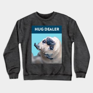 Hug Dealer (upside down Pug) Crewneck Sweatshirt